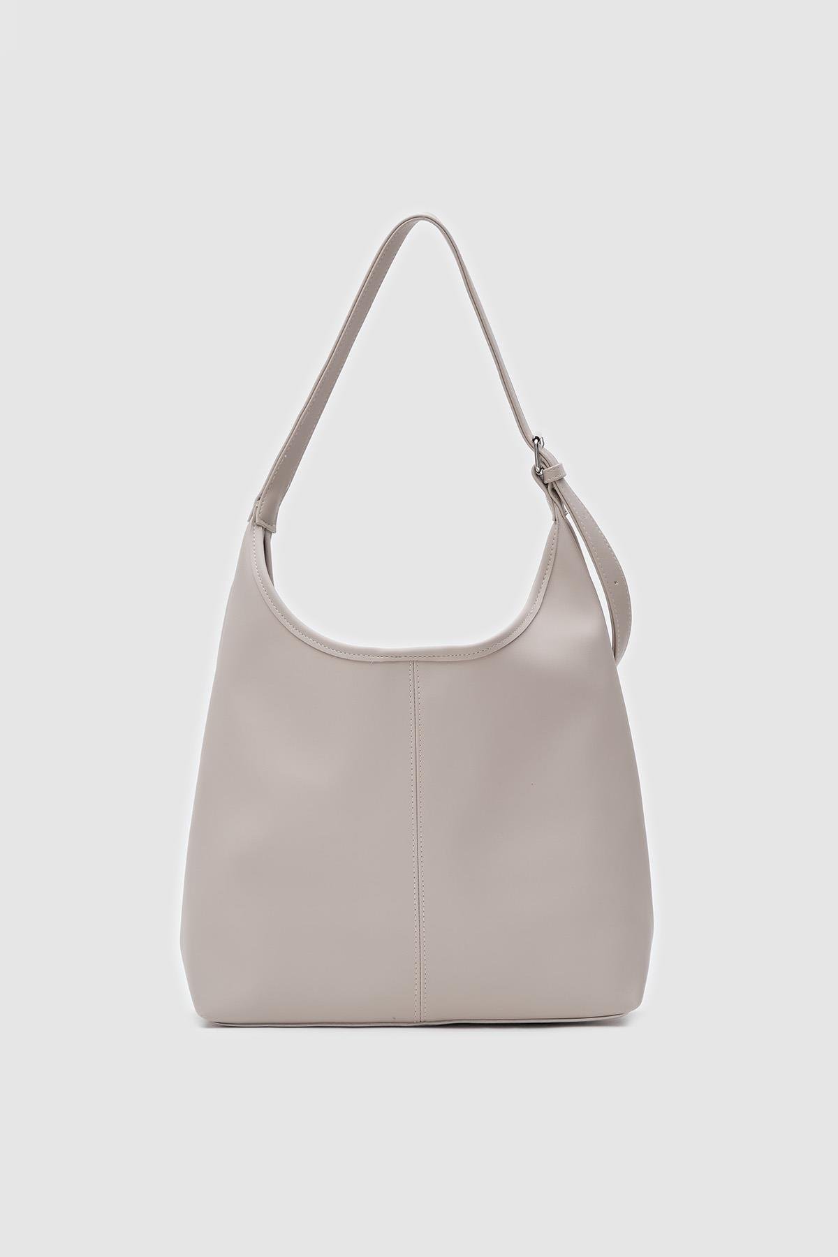 Ondo Salaş Omuz Çantası Krem