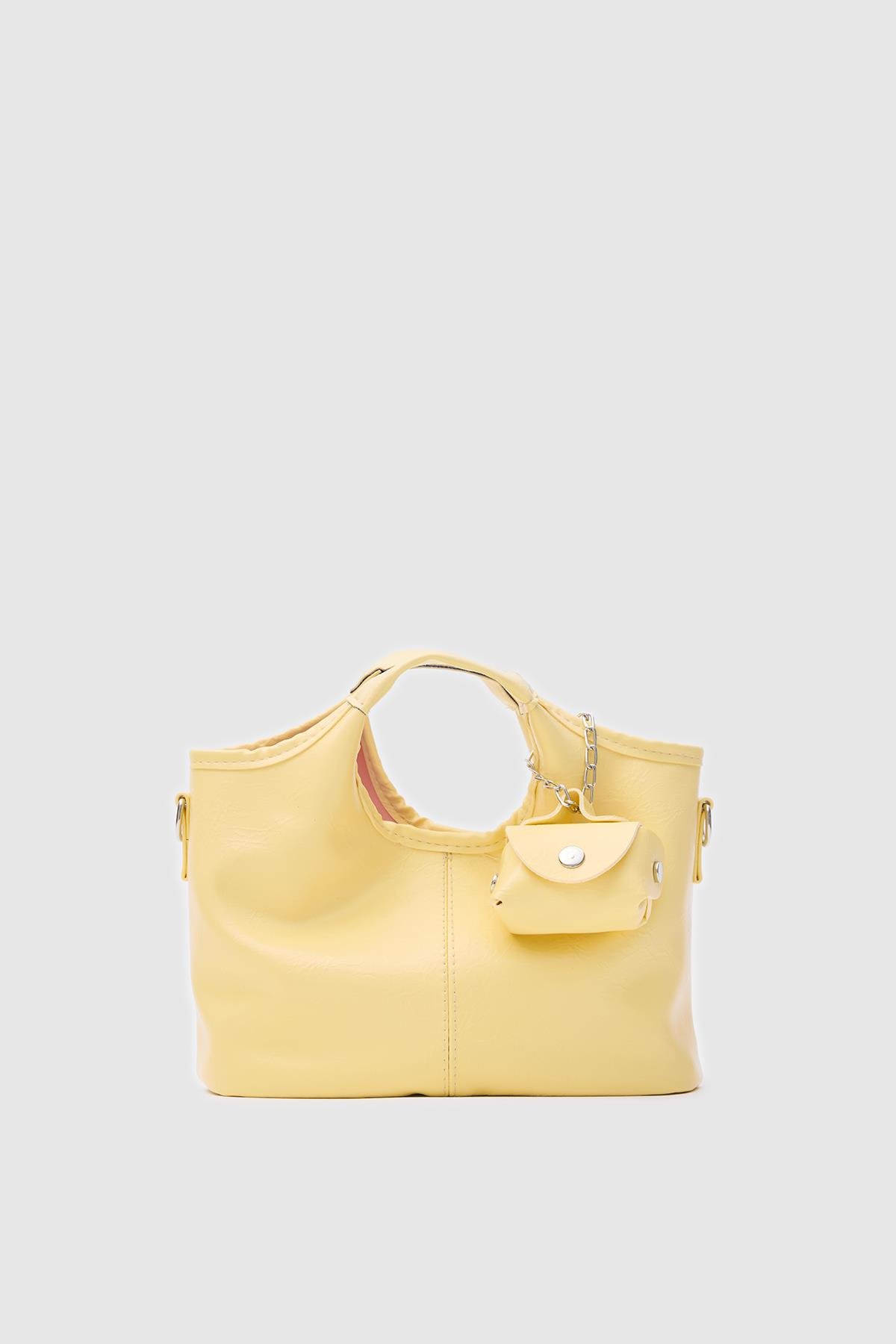 Meruno El ve Çapraz Çanta Sarı