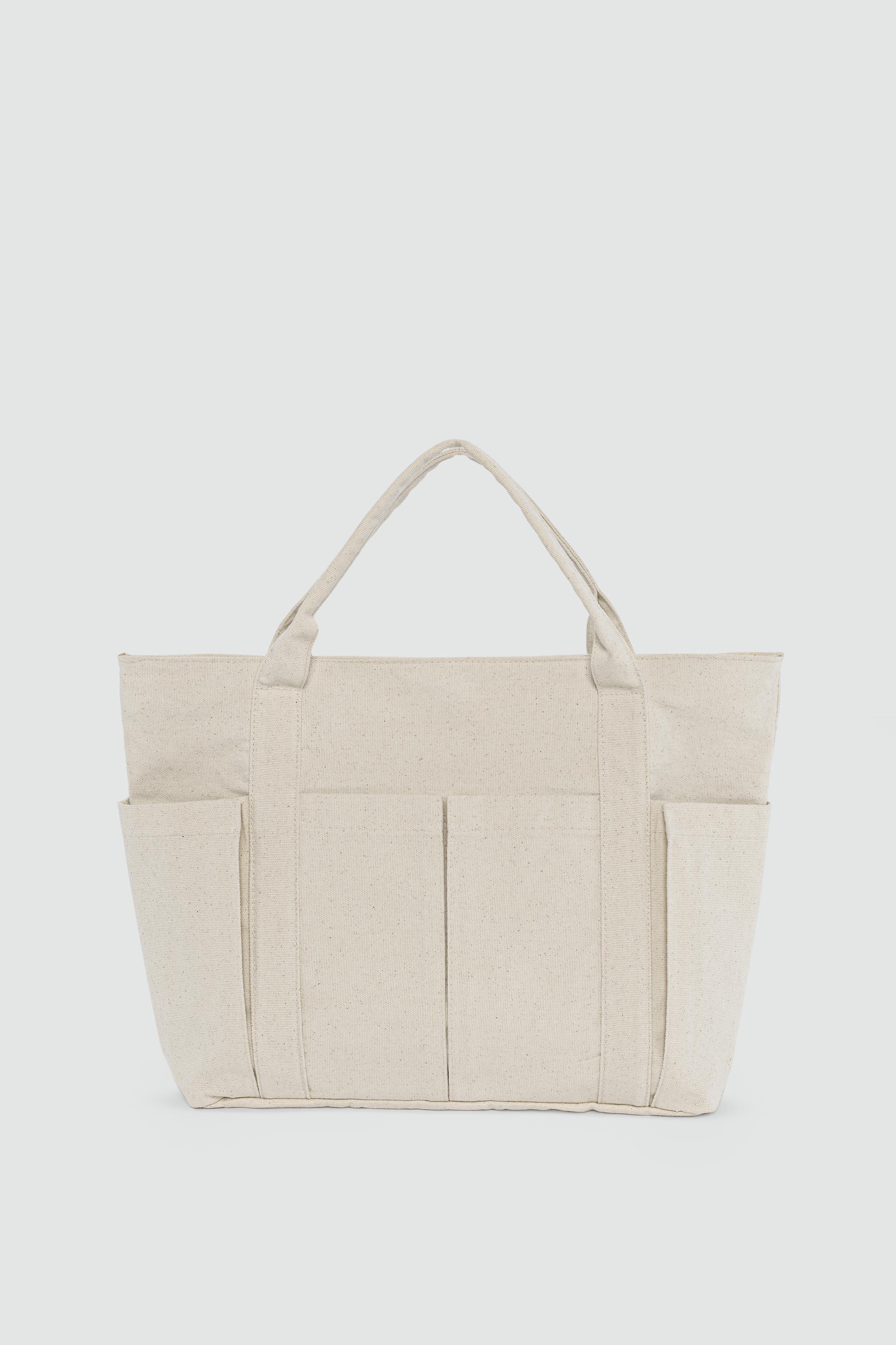 Ophidia Large Kanvas Shopper Bag Krem