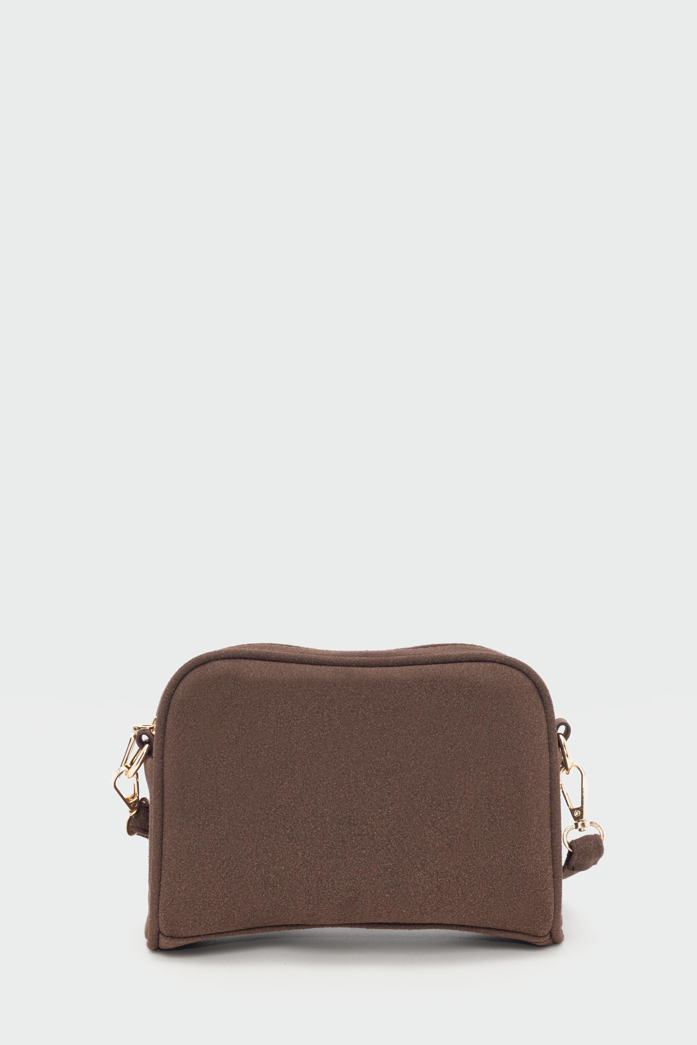 Hana Süet Çapraz Çanta Kahve