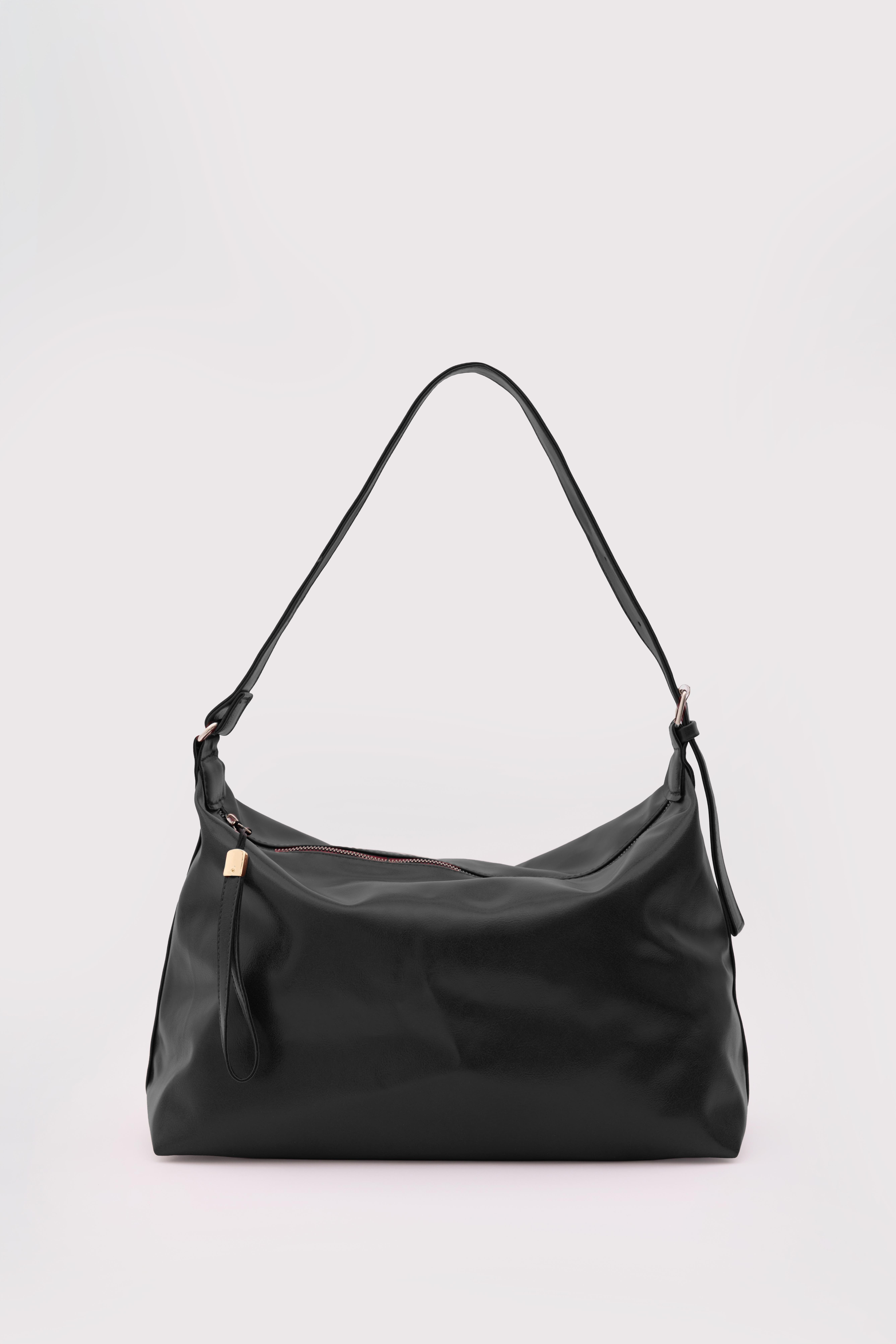 Gabrielle Salaş Omuz Çantası Siyah