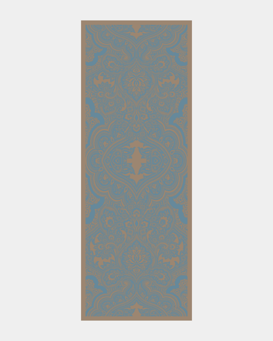 Çakıl Mavisi & Tarçın Dumanı Sultani Desen Şal