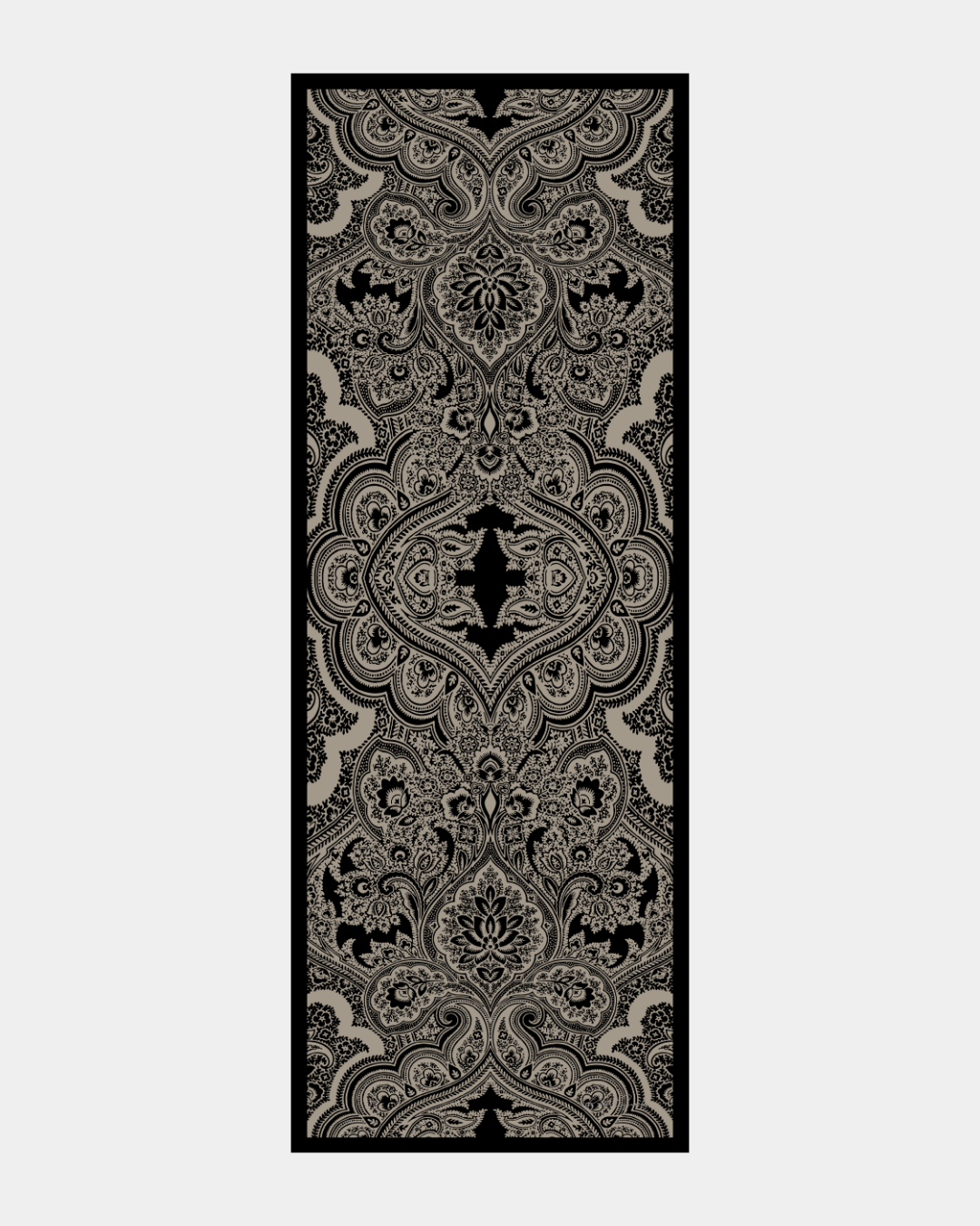 Gece & Krem Sultani Desen Şal