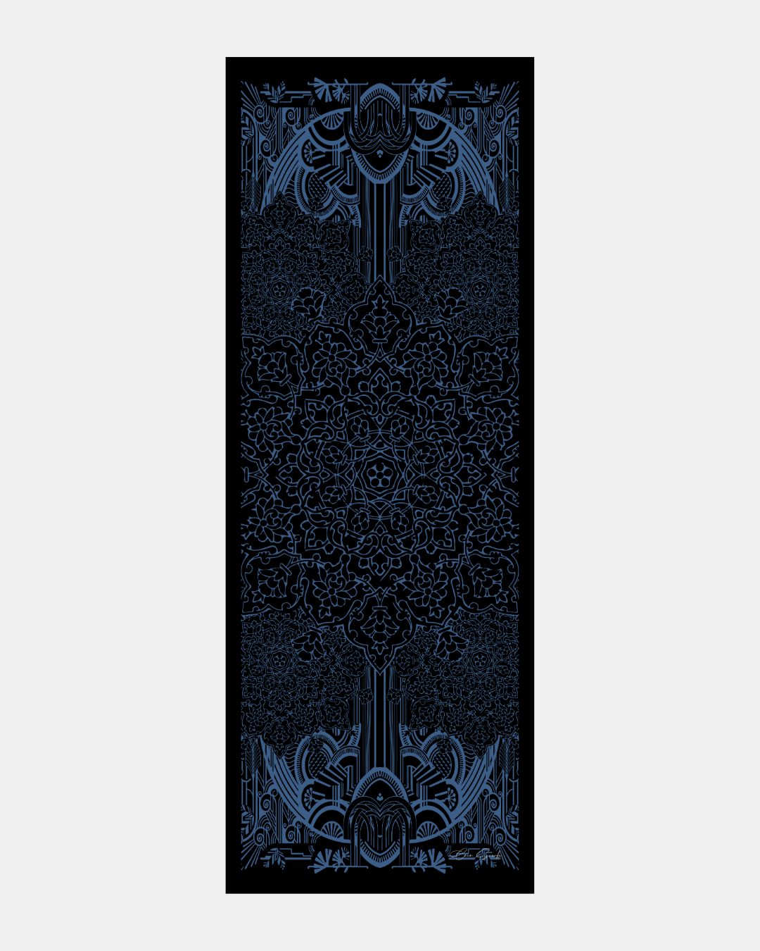 Gece & Mavi Harem Rüyası Desen Şal