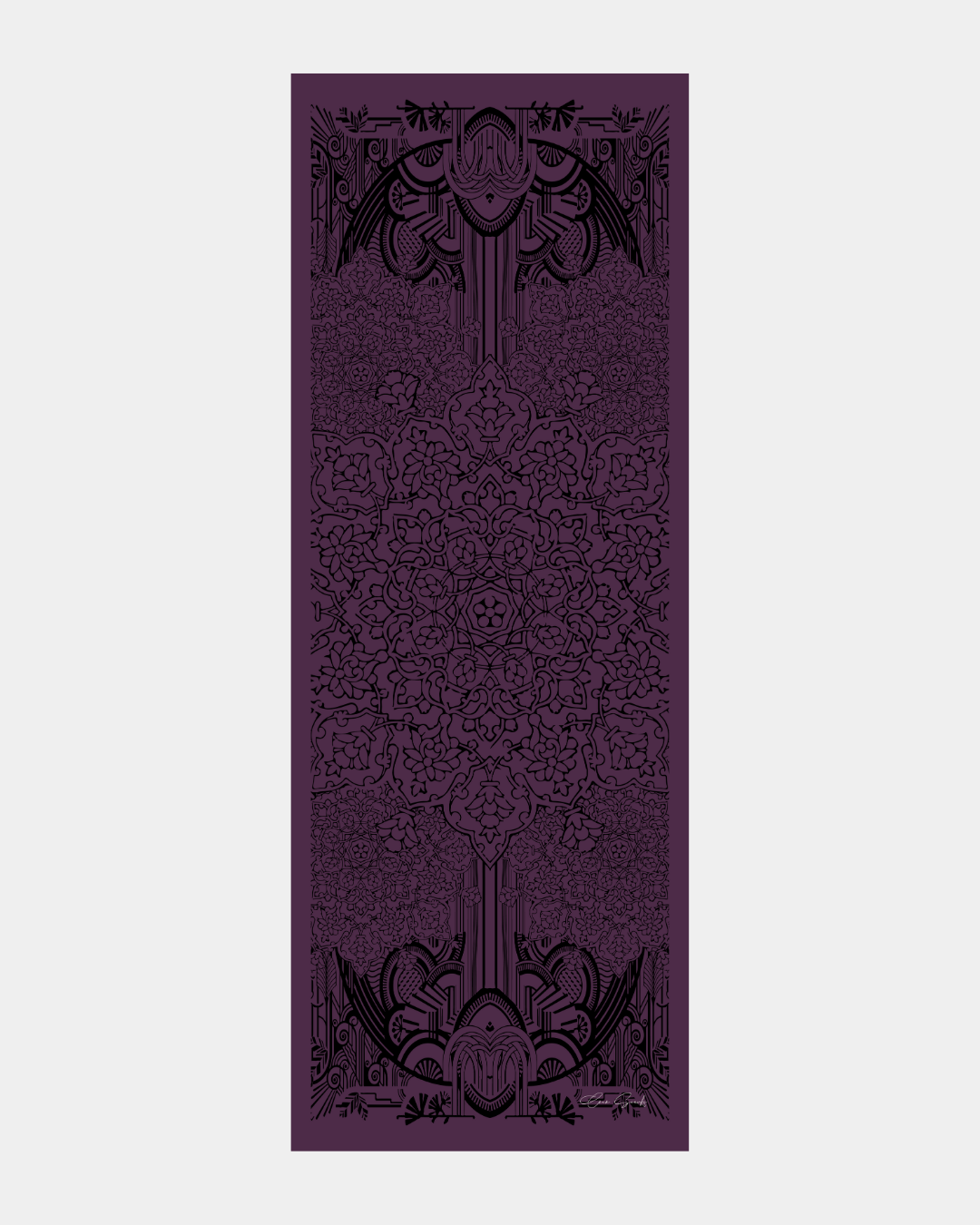 Gece & Mürdüm Harem Rüyası Desen Şal