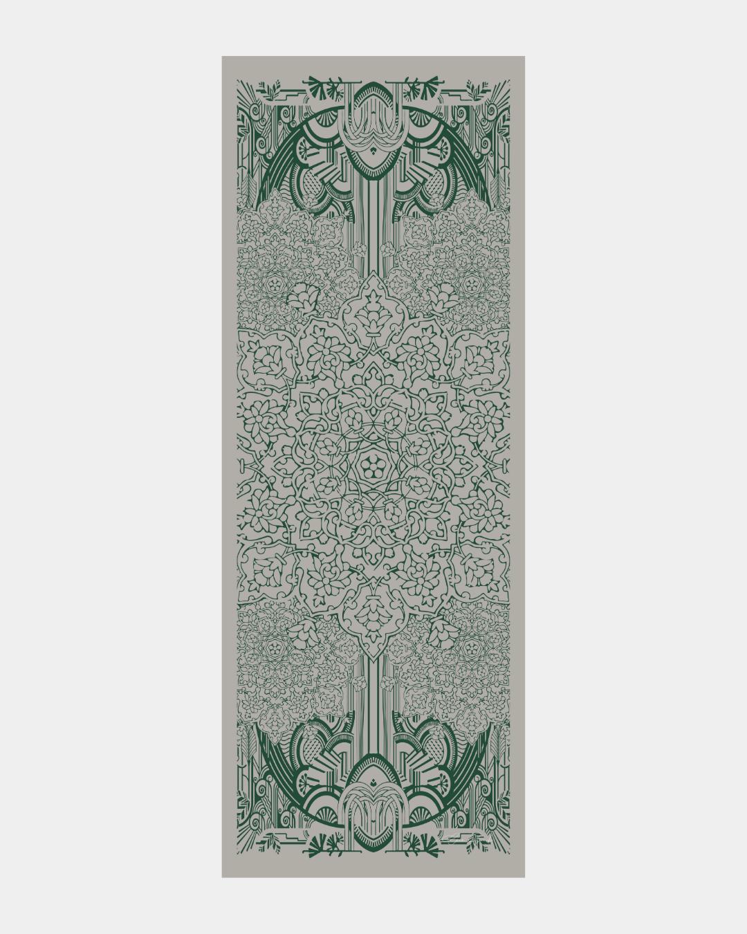 Krem & Zümrüt Harem Rüyası Desen Şal