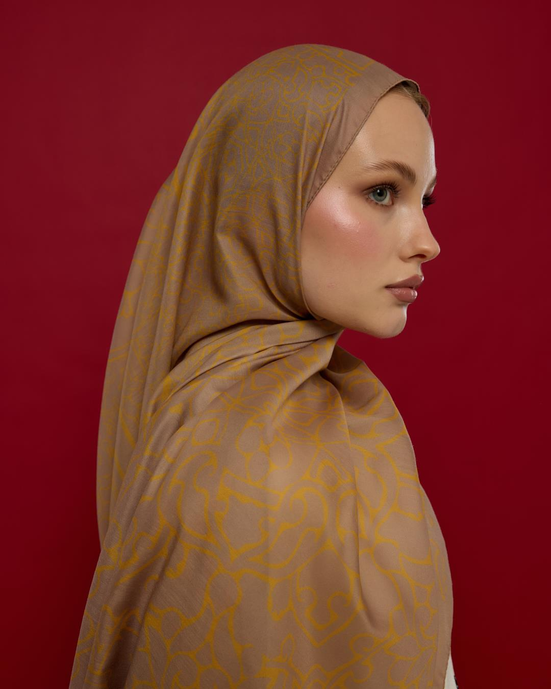 Kumral Toprak & Bal Revanı Harem Rüyası Desen Şal