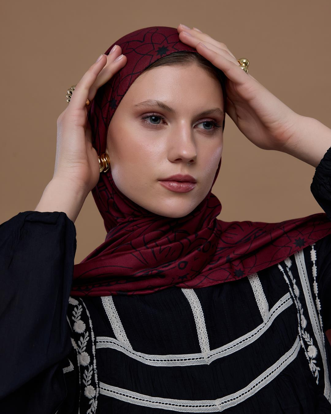 Lav & Nar Efsunlu Desen Şal