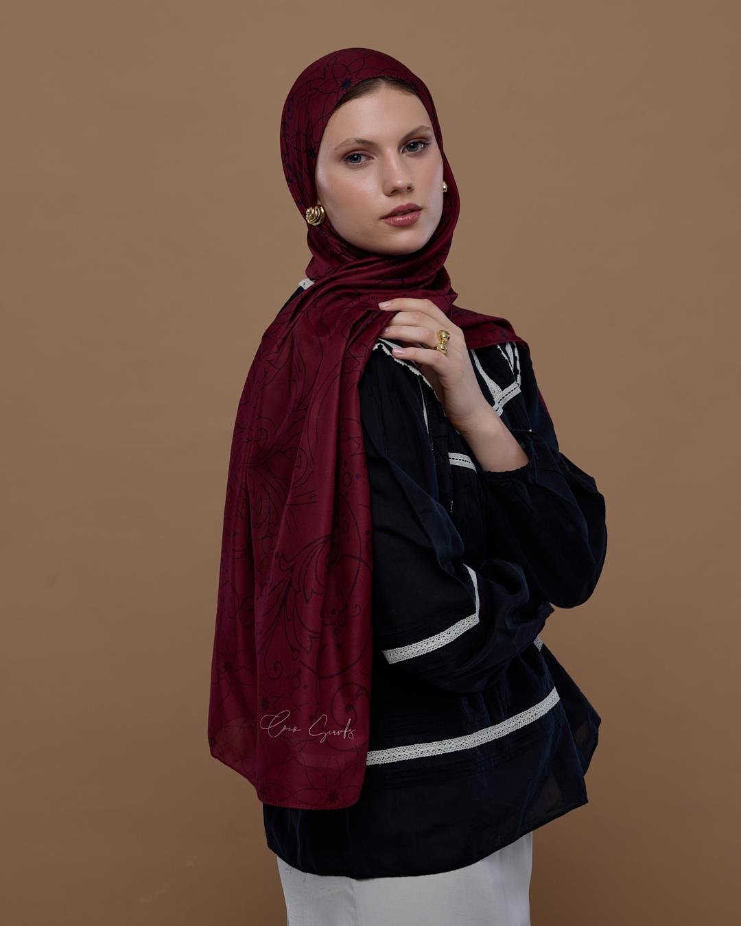 Lav & Nar Efsunlu Desen Şal