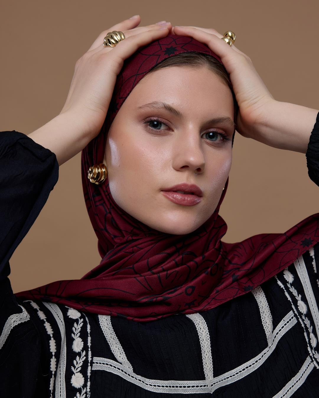 Lav & Nar Efsunlu Desen Şal