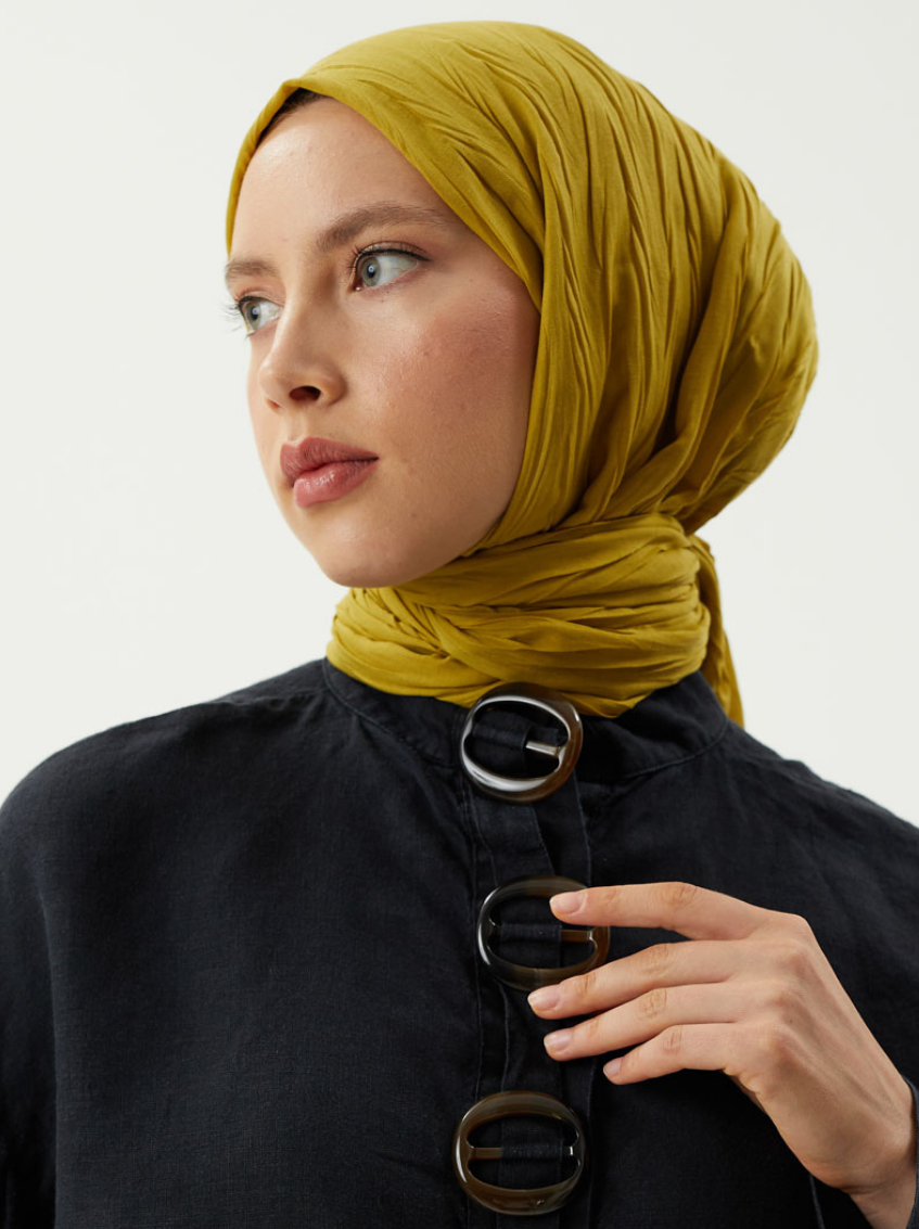 Olive Piliseli Bambu Şal