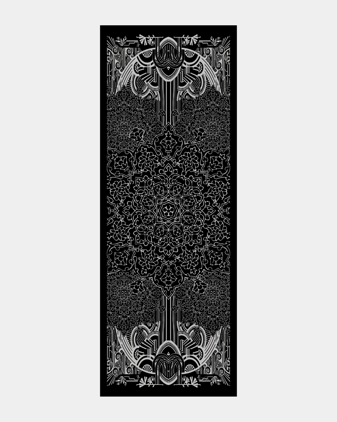 Siyah & İnci Harem Rüyası Desen Şal