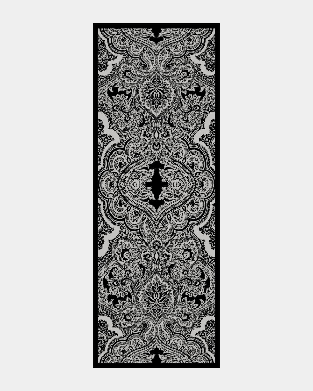 Siyah & İnci Sultani Desen Şal