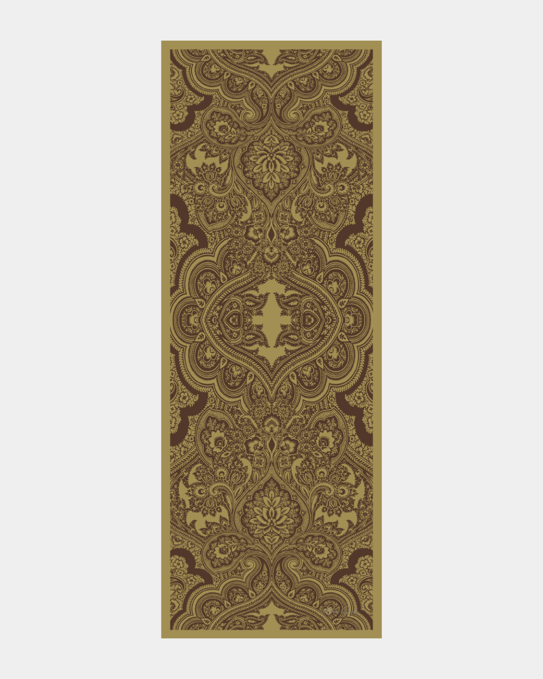 Susam Işıltısı & Kavrulmuş Kahve Sultani Desen Şal