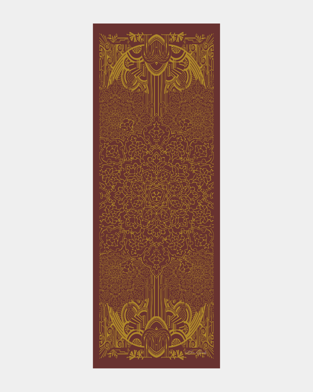 Tarçın Rüzgarı & Saf Altın Harem Rüyası Desen Şal