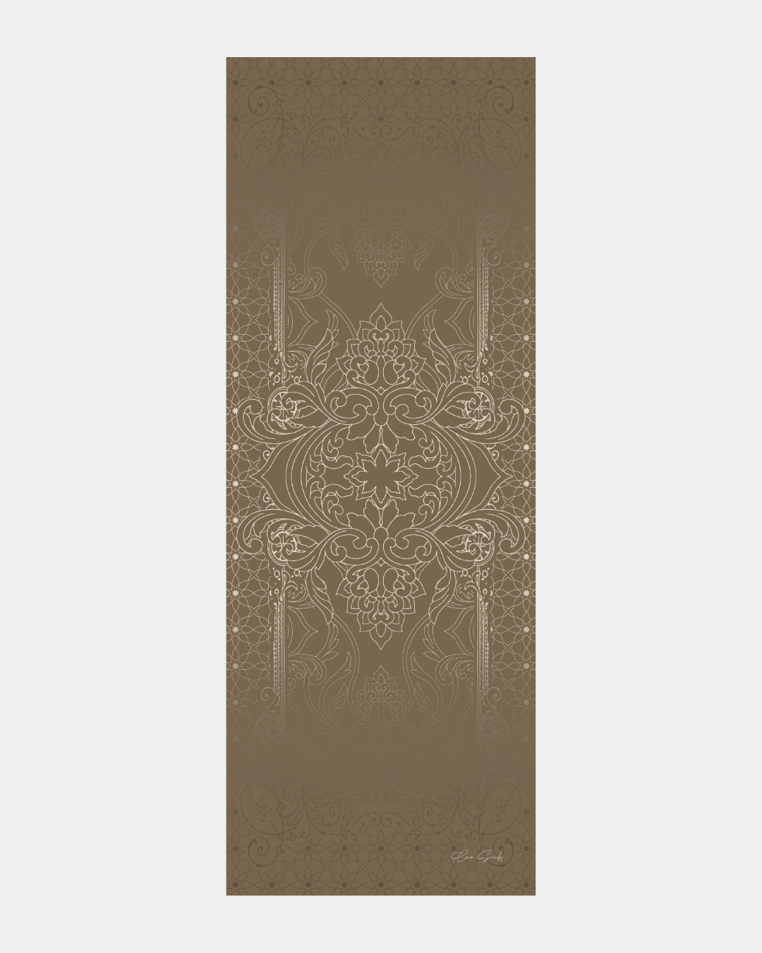 Toprak & Krem Fısıltı Efsunlu Desen Şal