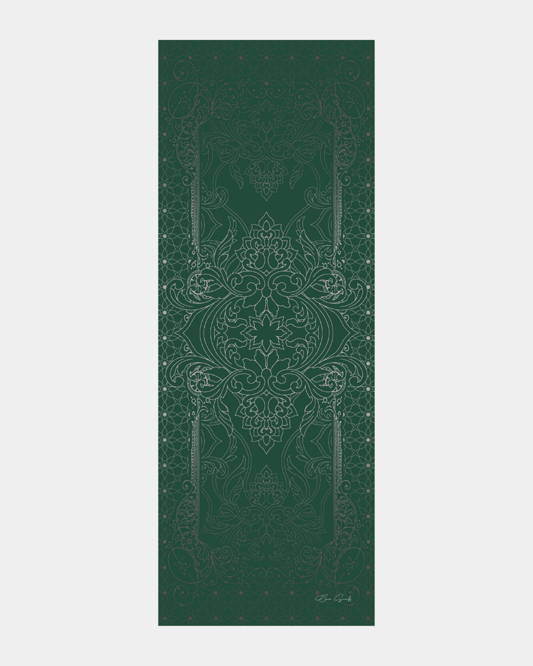 Zümrüt & Krem Efsunlu Desen Şal