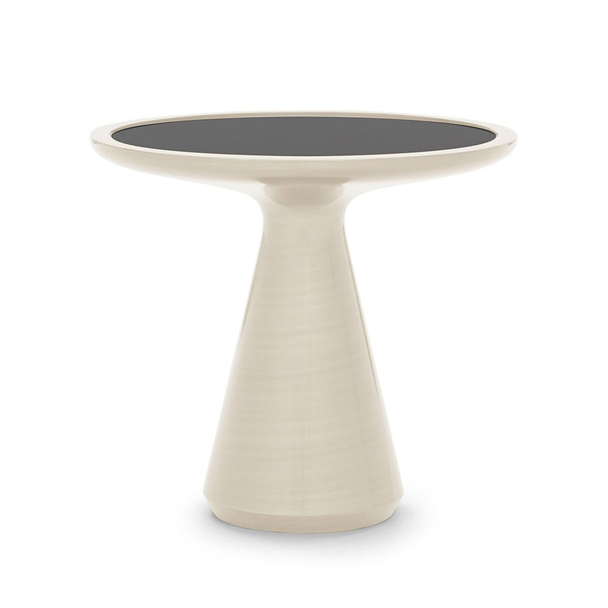 Mitchell Gold+Bob Williams Addie Low White Side Table