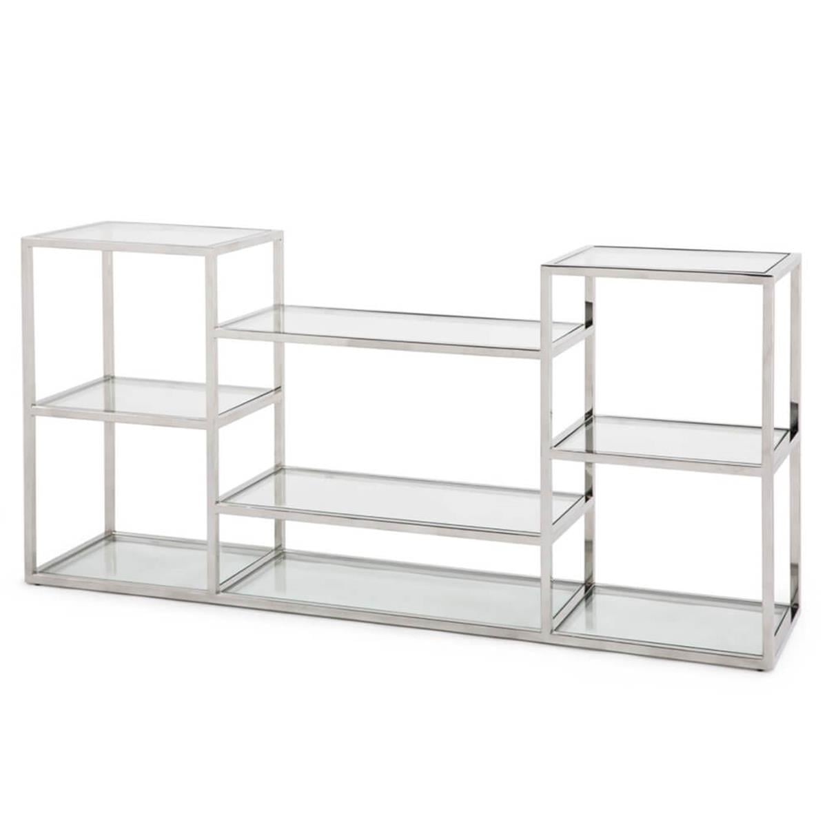 Regina Andrew Astoria Polished Nickel Console Table