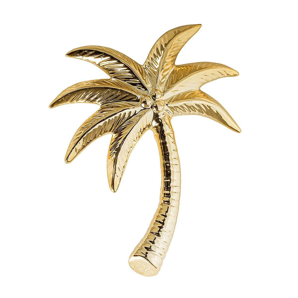 Bloomingville Gold Ceramic Palm Figure