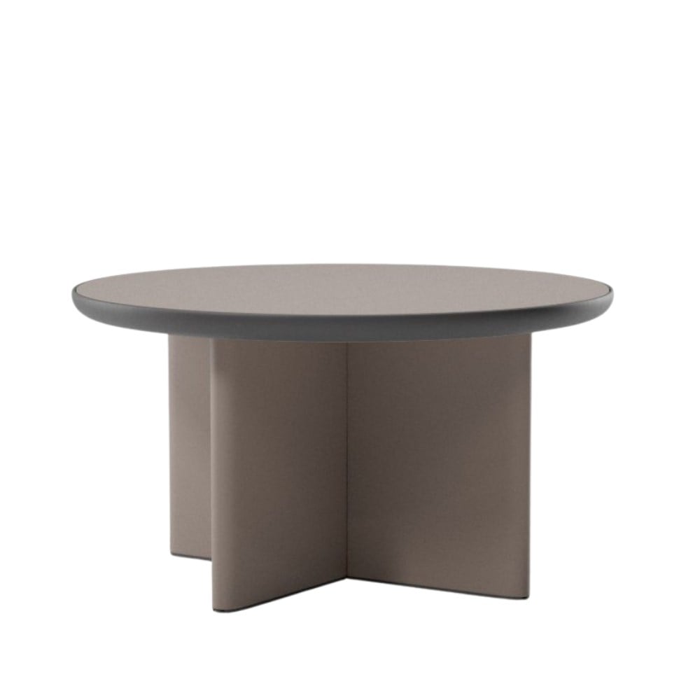 Cala Yuvarlak Yemek Masası-Ayak Wet Stone (06C)-Manganese(32C)-Tabla Wet Stone (06C)