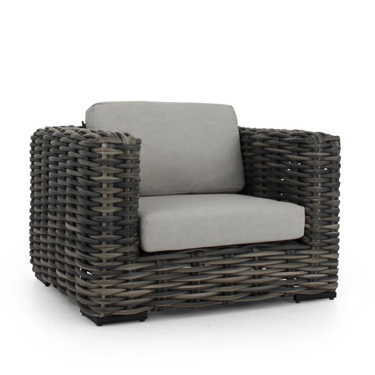 Element XL Tekli Koltuk-Pipe Black Wash-Kumaş Gracebay Pebble (164)