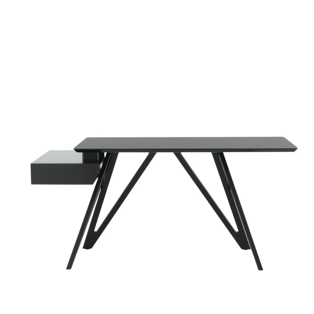 Ennea Çalışma Masası-Base Black Stained Ash-Tabla Black Laminate