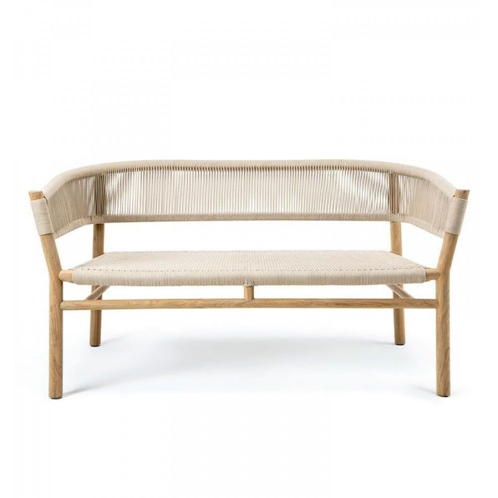 Ethimo Kilt Teak Double Sofa