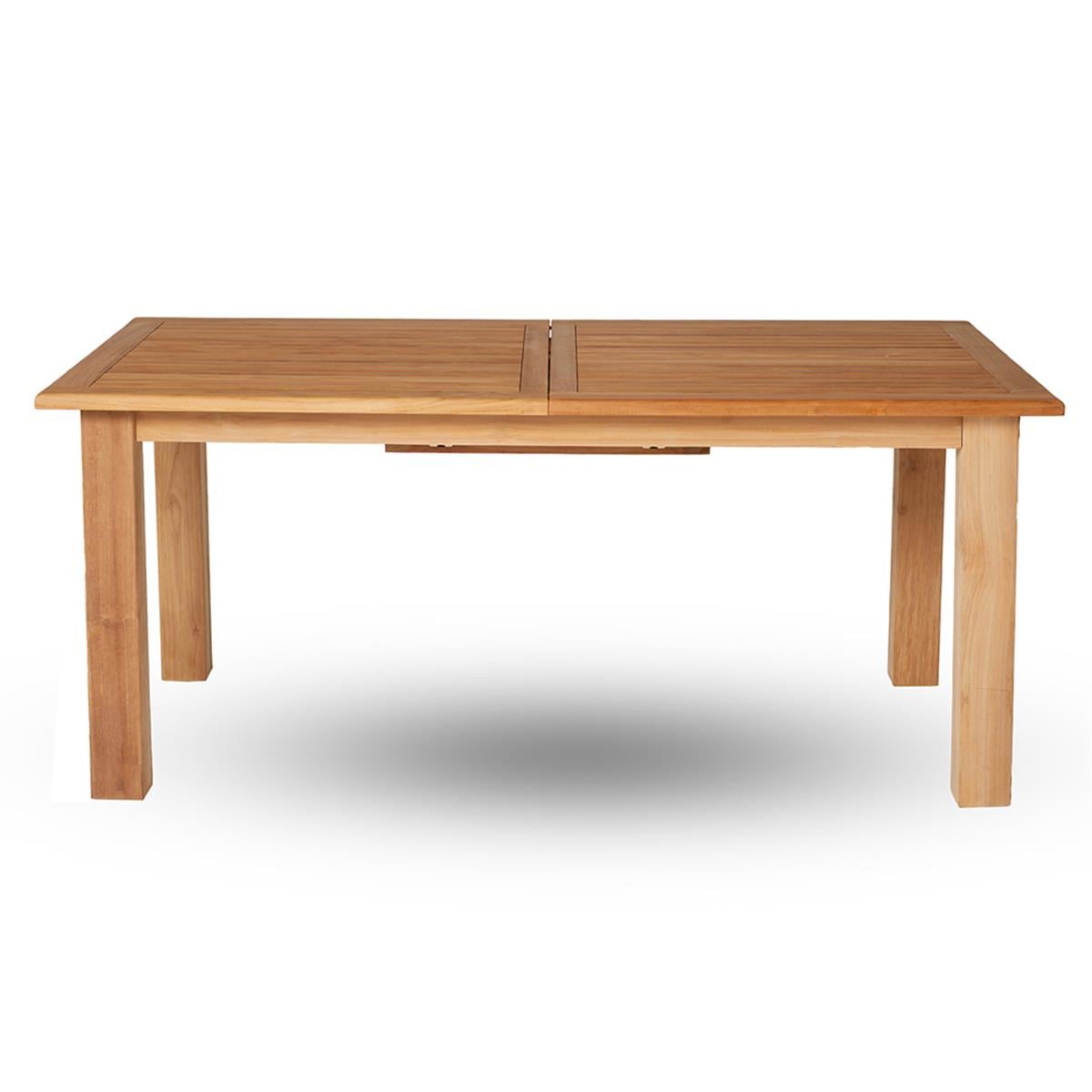 Kayu Teak Fun Rect Extendable Dining Table