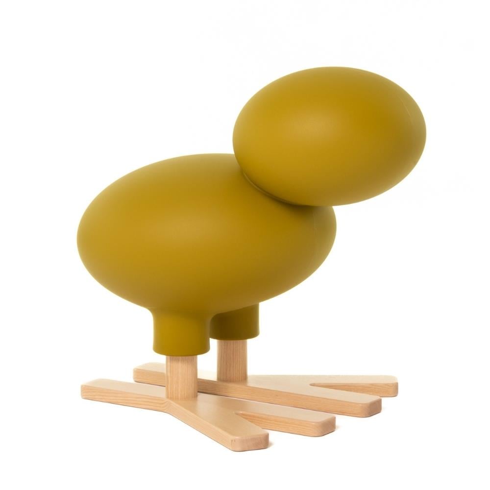 Happy Bird Abstract Plastic Bird-Curry-(1014C)