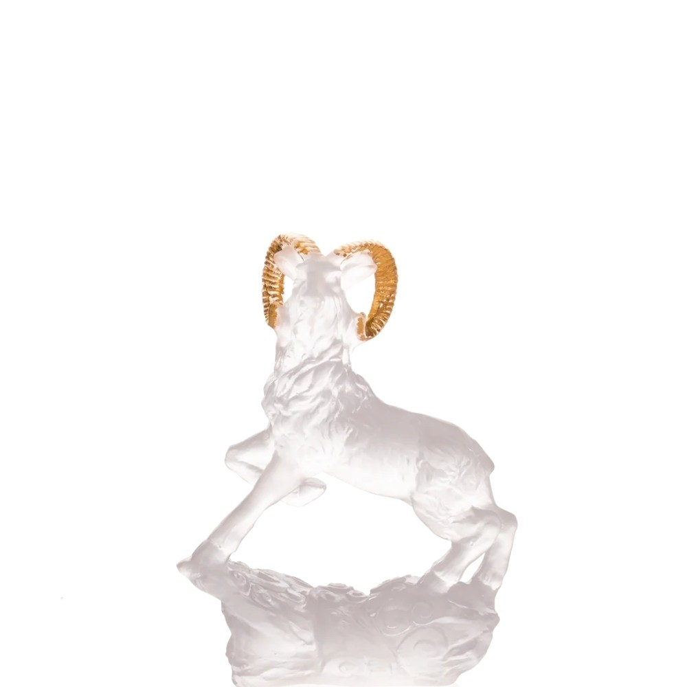 Horoscope Keçi Heykeli - White