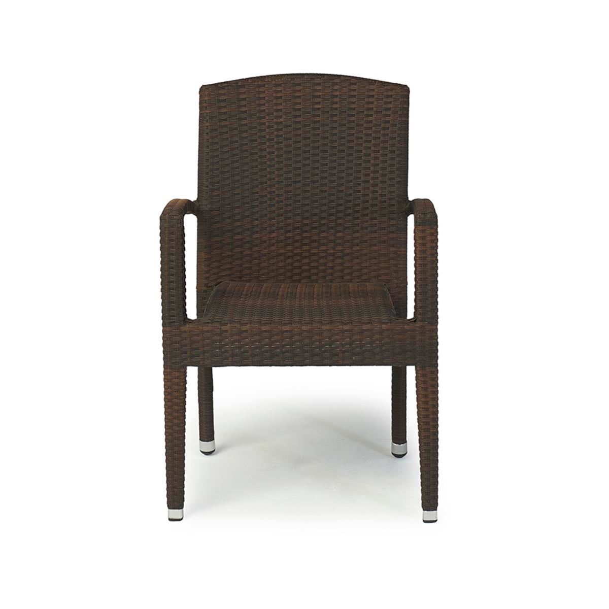 Brightmax Materal Brown Armchair