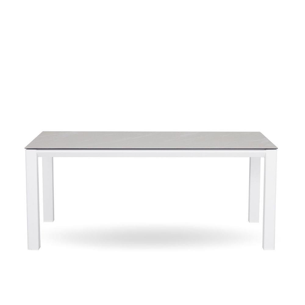 Metal Concept Yemek Masası  180x90x75 cm - Beyaz
