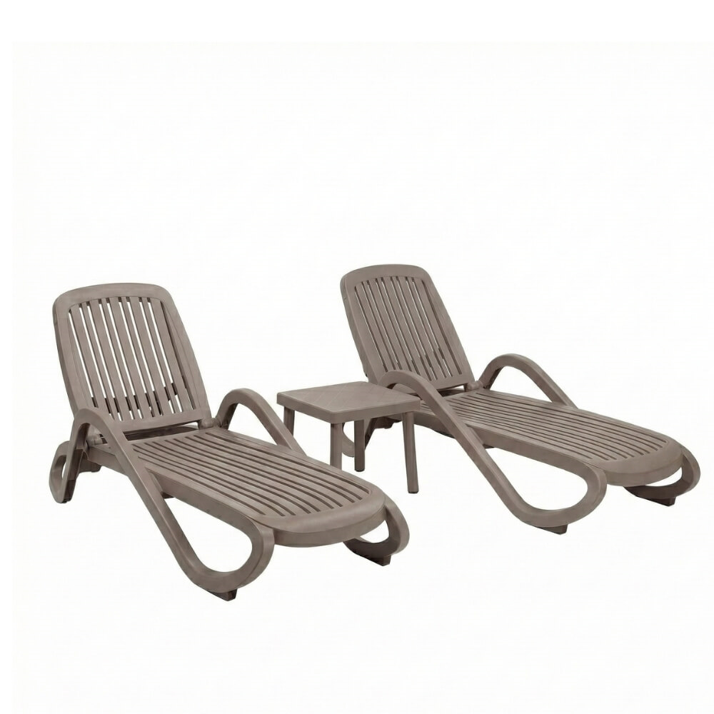 Nardi Eden Tortora 30 Şezlong 20 Sehpa Takımı
