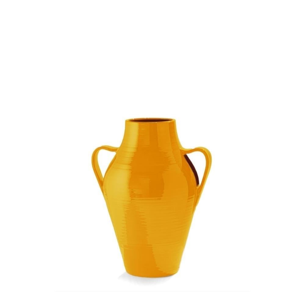 Quartara Seramik Vazo - 40 cm - Giallo Aureo