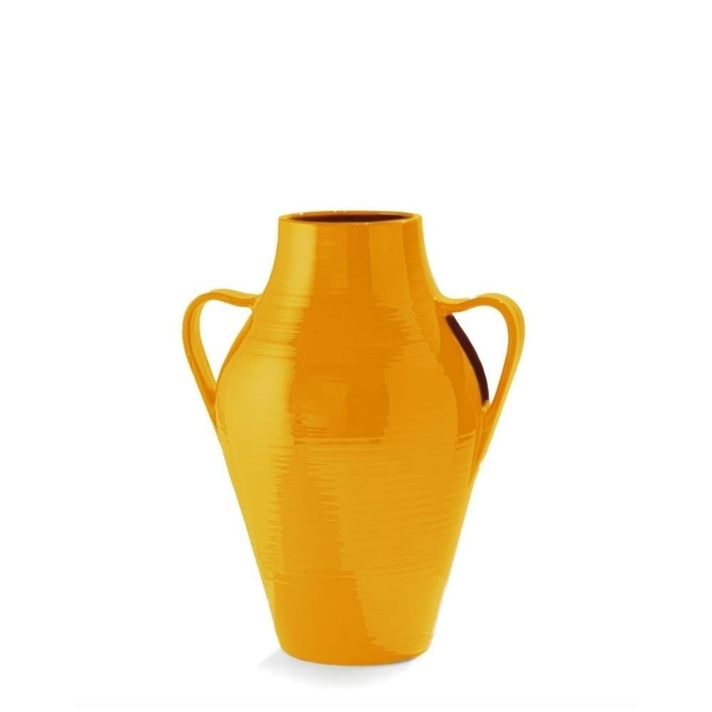 Quartara Seramik Vazo - 60 cm - Giallo Aureo