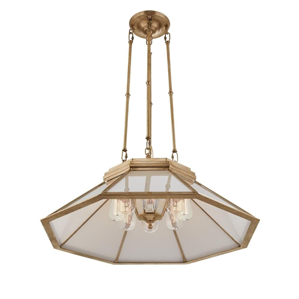 Rivington Avize- Medium-Natural with White Glass