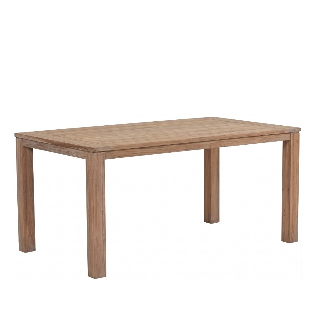 Rough-S  Yemek Masası 160X90Cm (Legs 8X8Cm) - Grey Teak Wash Masa