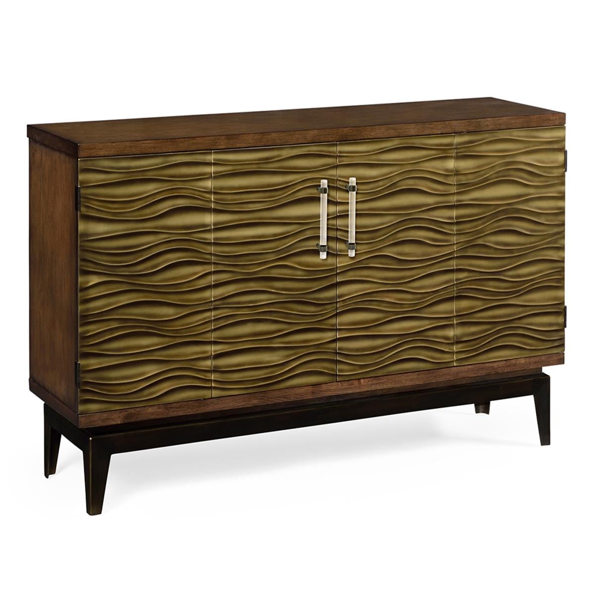 Textured Chestnut Storage Büfe