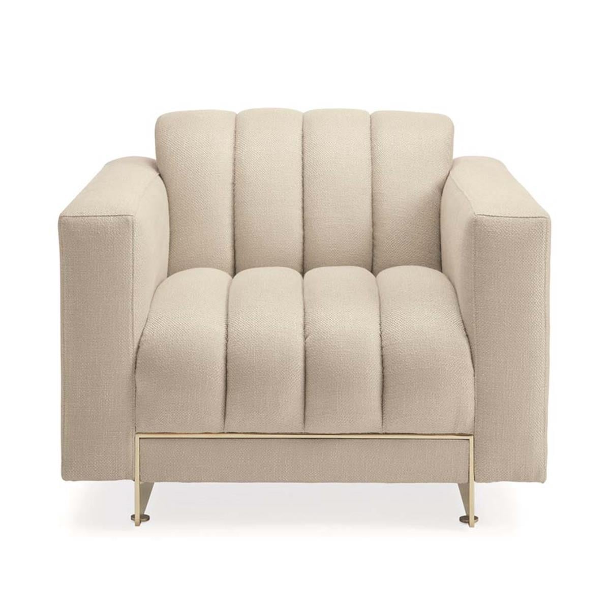 Caracole Signature Simpatico Majestic Gold Armchair