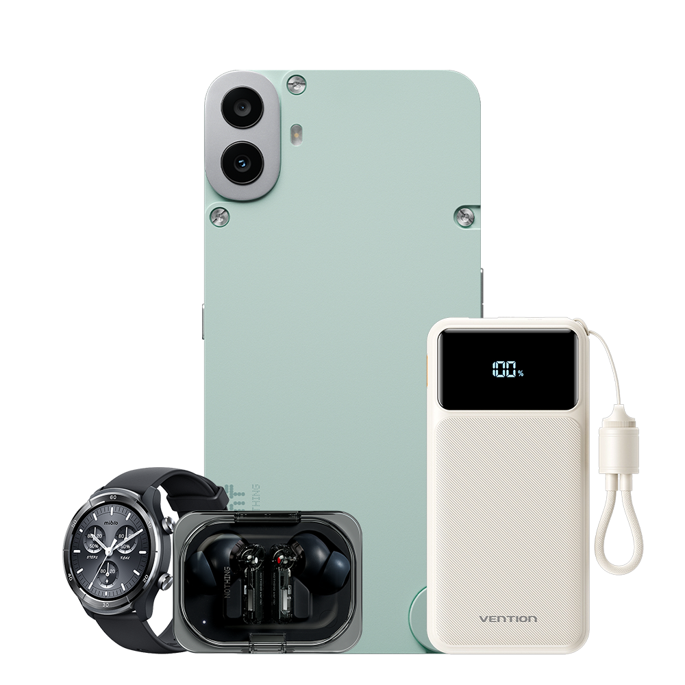 CMF BY NOTHING PHONE 1 8+128 GB Alana Mibro Watch A3, Nothing Ear (A) ve Vention 10000 mAh Power Bank Hediye!