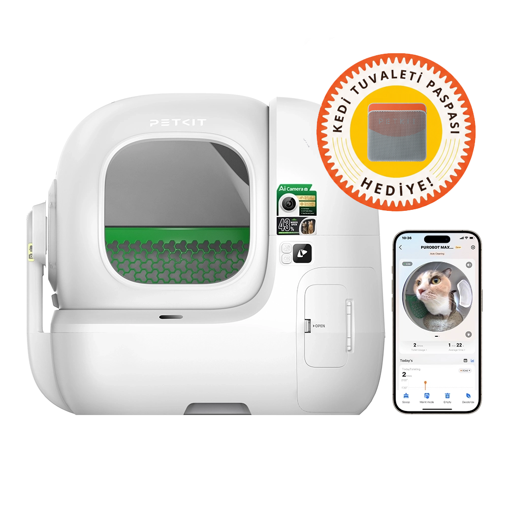 Petkit Purobot Max Pro 2 Akıllı Kedi Tuvaleti