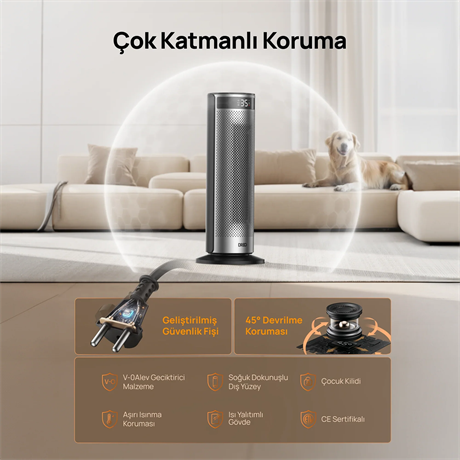 DREO Solaris 628 Akıllı Elektrikli Isıtıcı