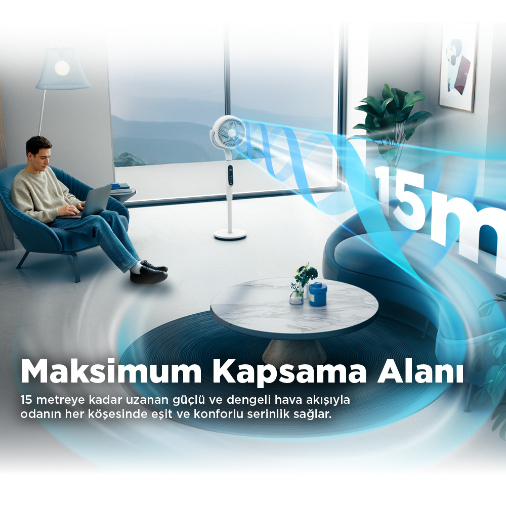Midea Hava Sirkülasyonlu Vantilatör