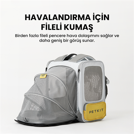 Petkit Breezy X Zone Evcil Hayvan Çantası