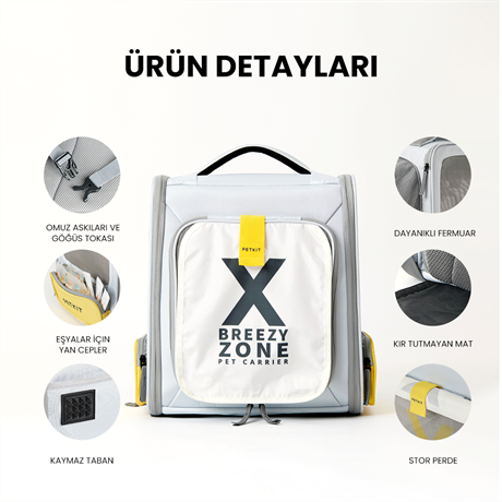 Petkit Breezy X Zone Evcil Hayvan Çantası