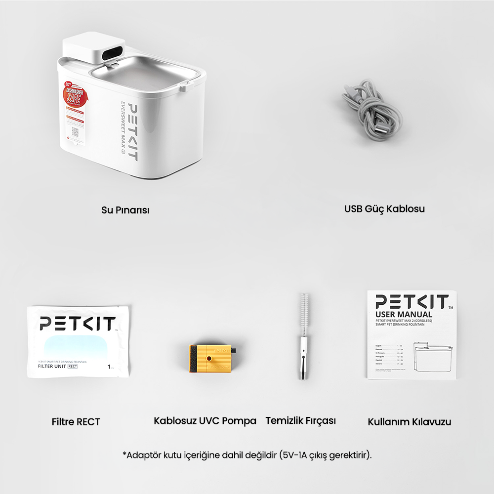 Petkit Eversweet Max 2 (UVC) Su Pınarı