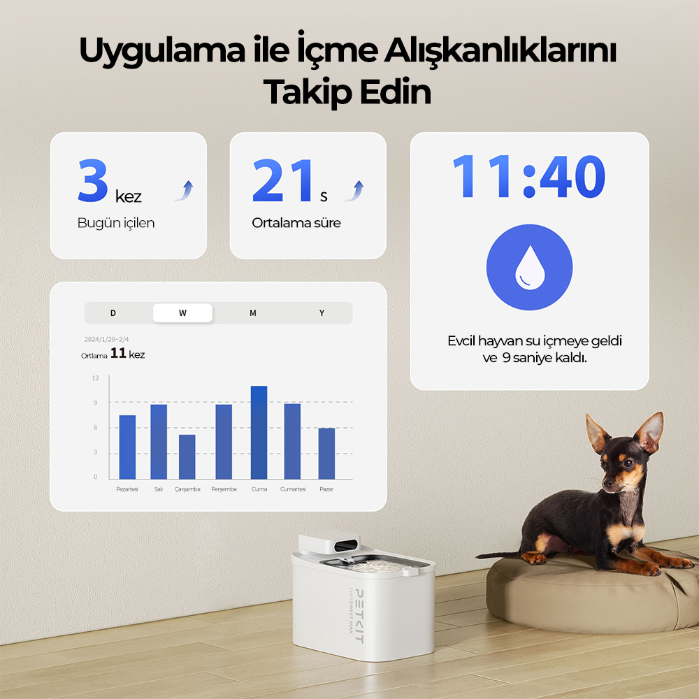 Petkit Eversweet Max Su Pınarı