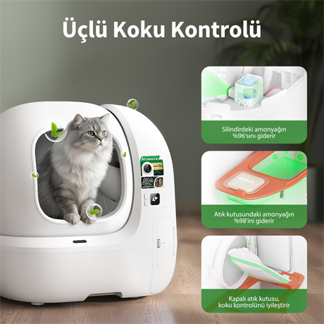 Petkit Purobot Max Pro 2 Akıllı Kedi Tuvaleti