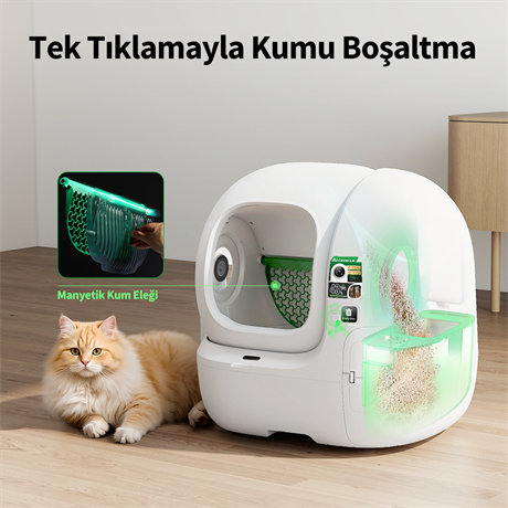 Petkit Purobot Max Pro 2 Akıllı Kedi Tuvaleti